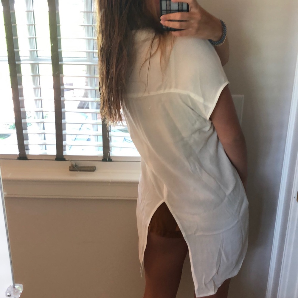 white button down top - Picture 2 of 2
